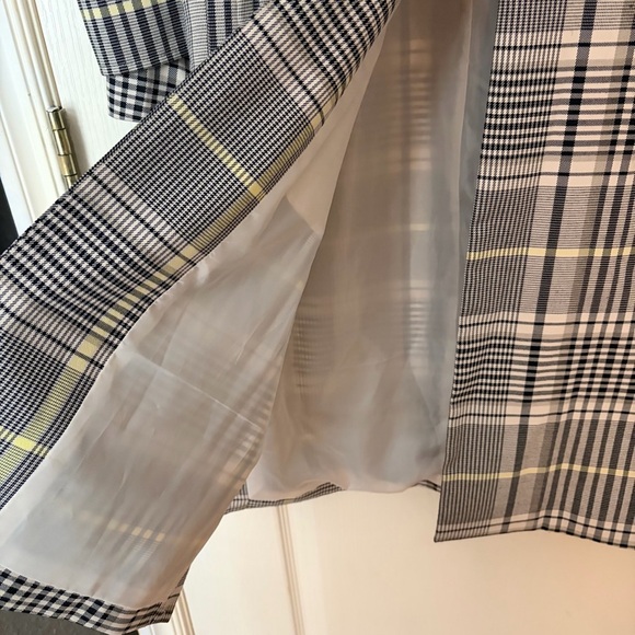 Anthropologie Avec Les Filles Long Lined Plaid Trench Coat Outerwear, Medium - Picture 7 of 16